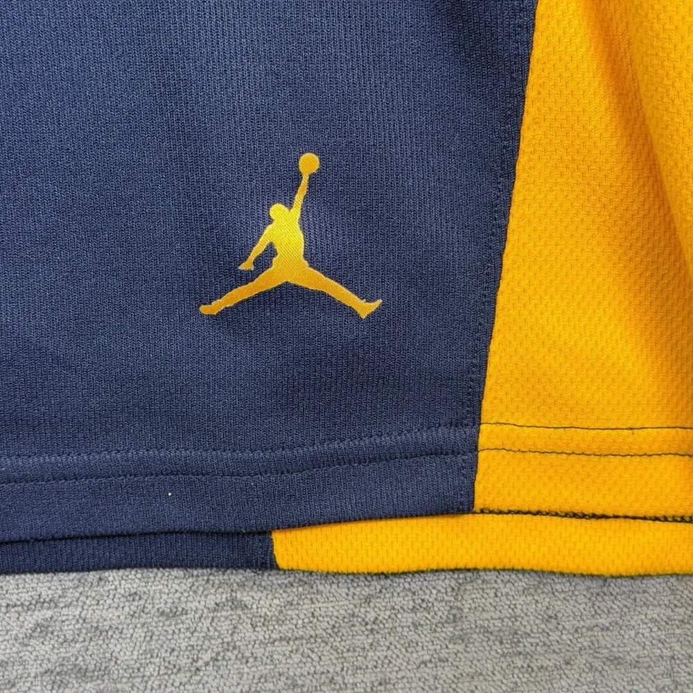 Jordan Cal Bears Dri Fit Long Sleeve NCAA‎ Blue Gold Mens XXL
